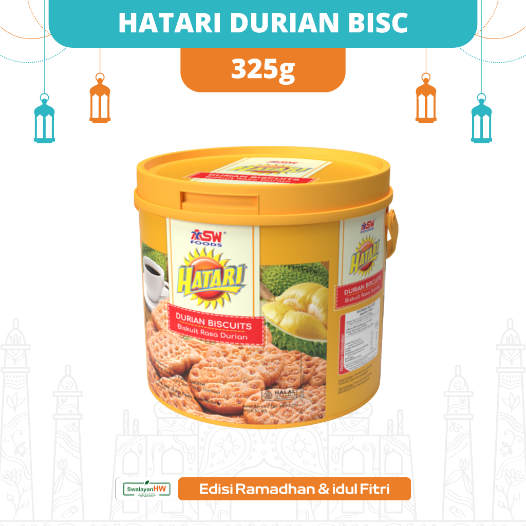 

HATARI BISCUIT DURIAN 325GR I ED 05 2026 I BISKUIT RASA DURIAN