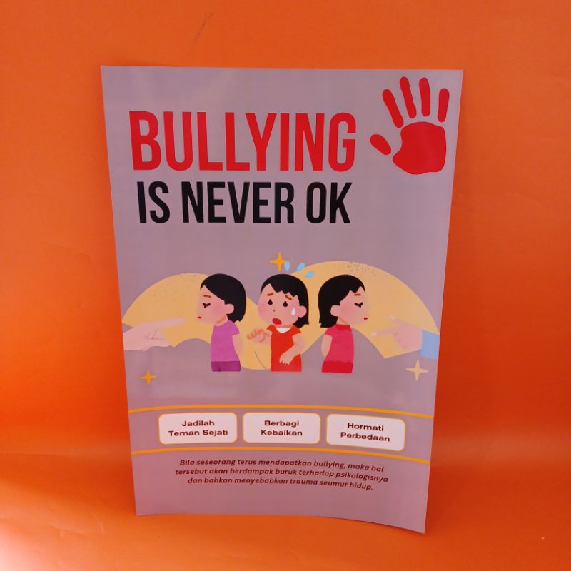 

Poster Bullying Is Never Ok - Poster Bullying - Poster Sekolah