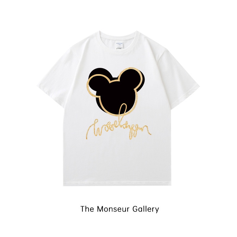 ORI The Monseur Gallery  Kaos Wanita Oversize Balloon Mickey Mouse Style baju atasan wanita terbaru 