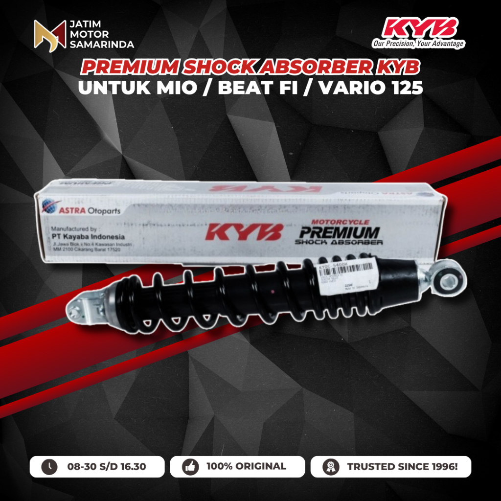KYB Suspension Shockbreaker Shock Belakang Variasi 300 MM 310 MM 325 MM Vario 125 Vario 150 Beat Kar