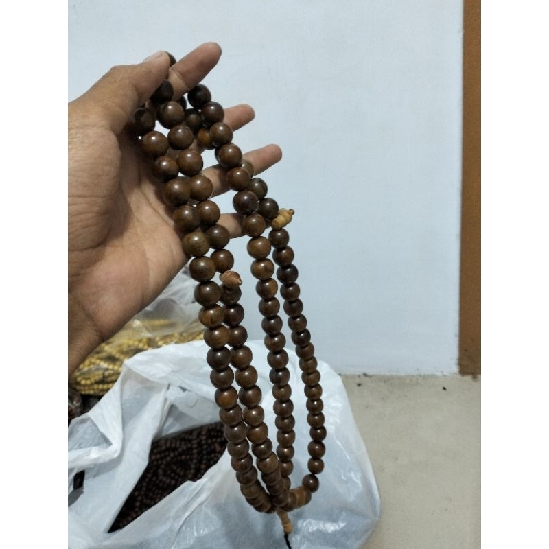 tasbih kayu gaharu super grad a jumbo dim 14 mm