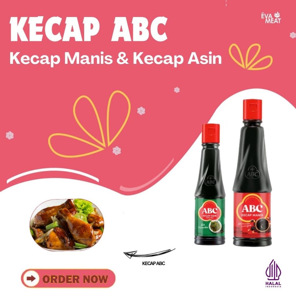 

ABC Kecap Manis 275 ml / ABC Kecap Asin 133 ml / Kecap Manis / Kecap Asin / ABC Kecap / Kecap