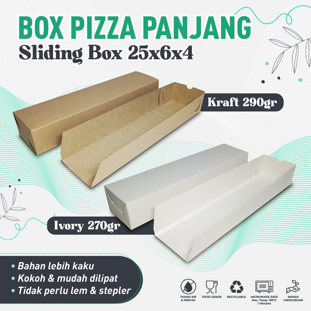 Box Pizza Panjang / Sliding Box Pizza