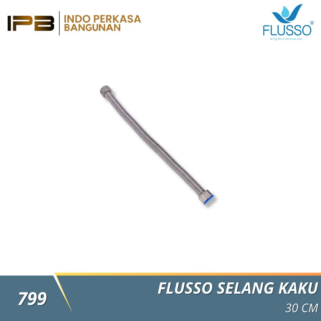 Flusso Selang Kaku Air Panas Dingin Stainless I Selang Fleksibel Panas Dingin