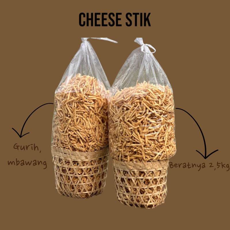 

CHEESE STIK gurih renyah cheese stik camilan kiloan 1,5 kgPER BALL