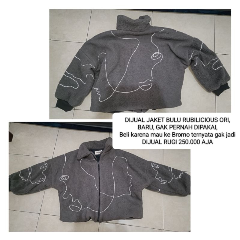Jaket Bulu Rubylicious