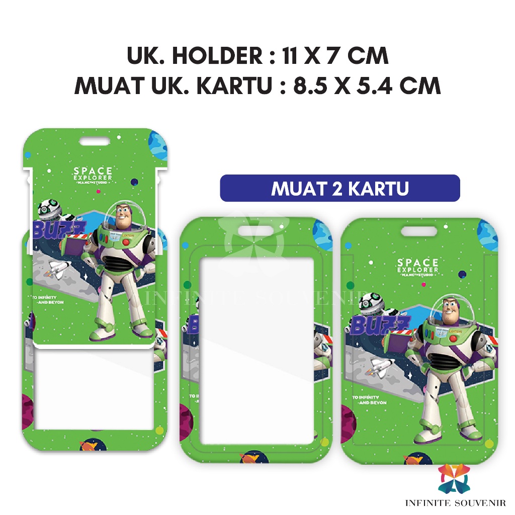 

HJK (N017) ID Card Holder Tali Yoyo Toy Story / Nametag Yoyo Buzz / Woody / James / Bunny / Potato /