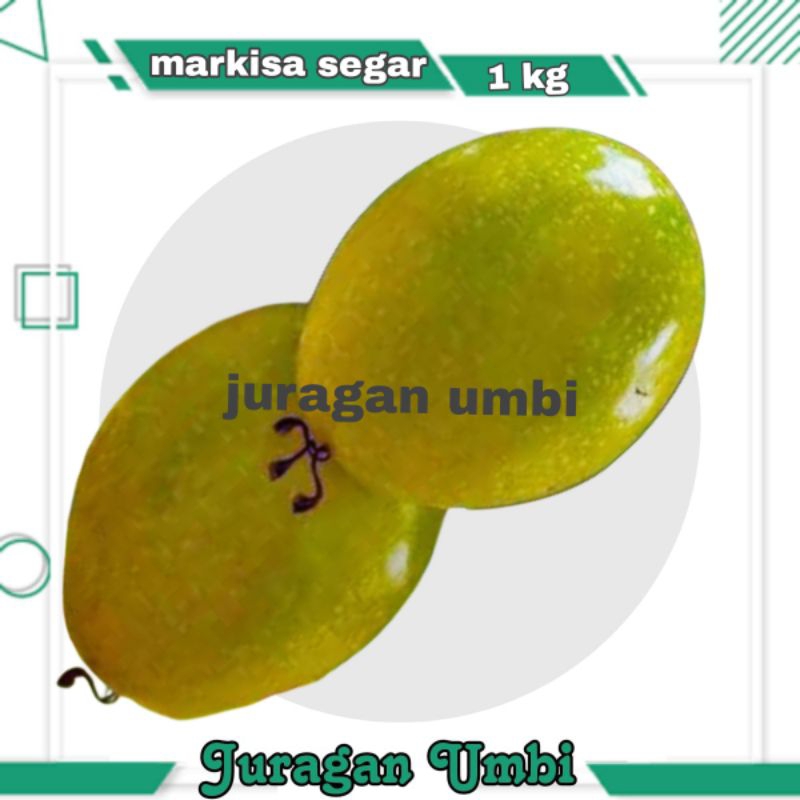 

( juragan umbi ) buah markisa / markusa kuning segar asam 1 kg