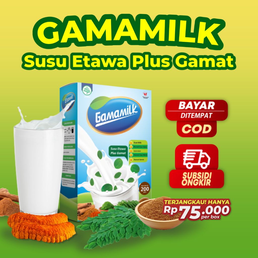 

GAMAMILK Susu Kambing Etawa Plus Gamat - Garansi Produk Asli