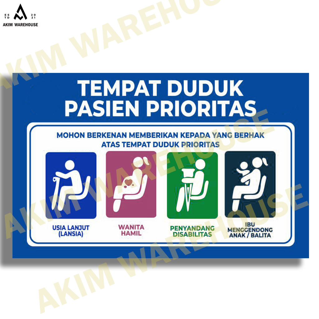 

Stiker Tempat Duduk Prioritas