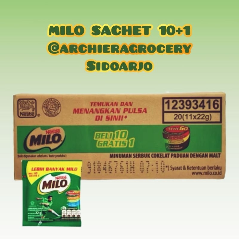 

MILO ACTIV GO SACHET 10+1 1 DUS