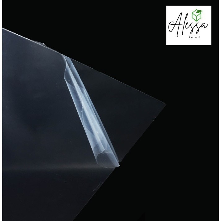 

PET Clear Sheet + Lapisan Anti Baret Tebal 0.35mm ukuran 22 x 51.3 cm