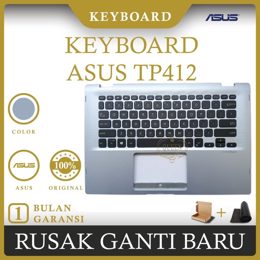 KEYBOARD FRAME LAPTOP ASUS Vivobook Flip 14 TP412 TP412UA TP412FA ORIGINAL