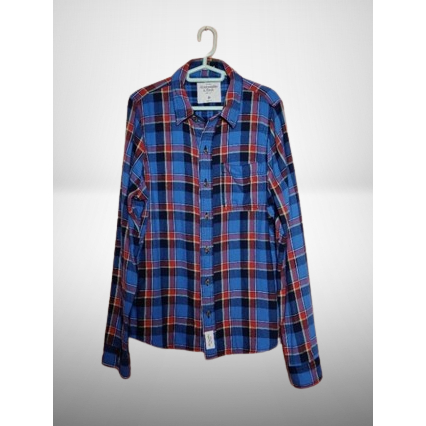 Kemeja Flanel Abercrombie Original Second M