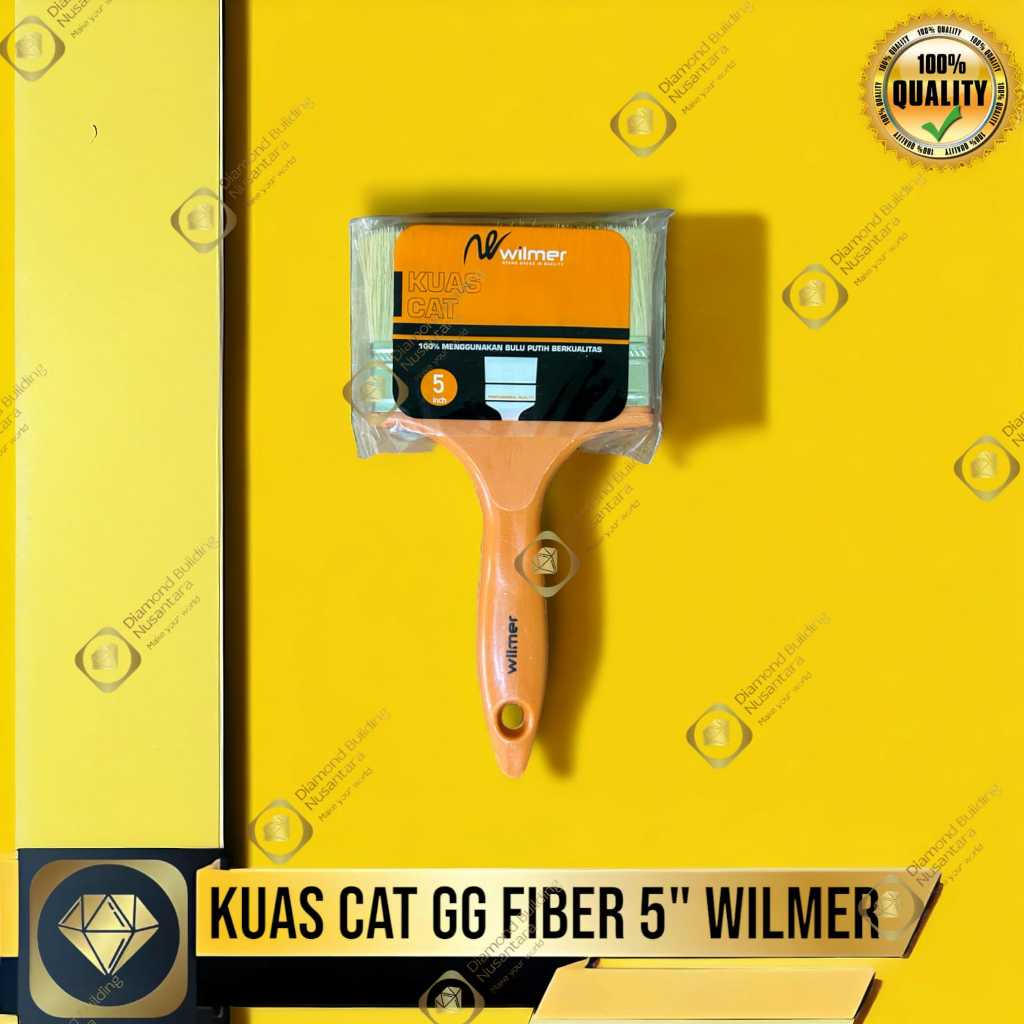 

Kuas Cat Gagang Fiber 5" Wilmer Kualitas TERBAIK