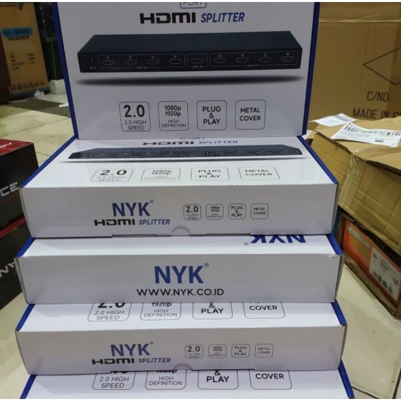 Converter HDMI Splitter 8 port NYK