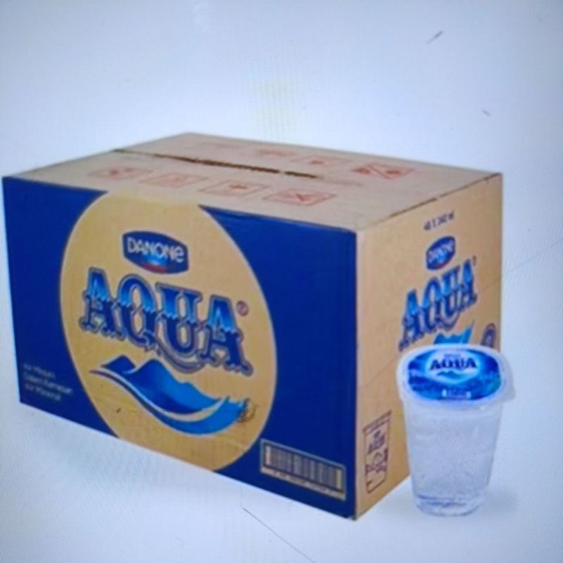 

Aqua air mineral gelas 1 dus isi 48pcs