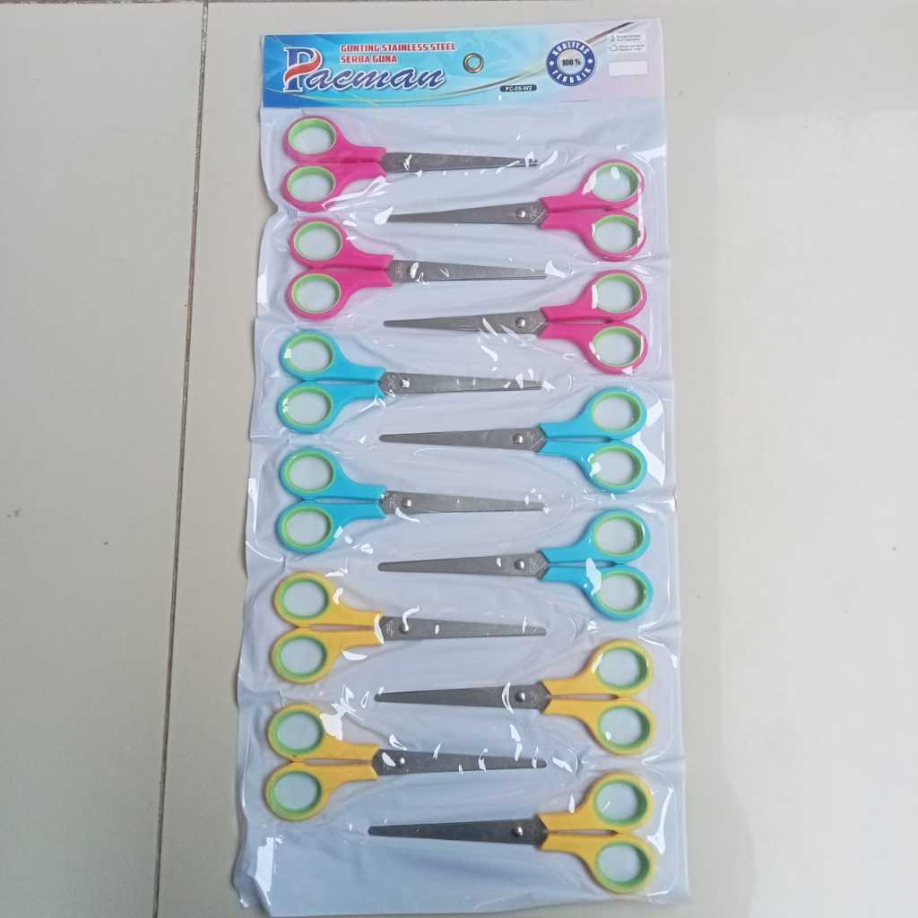 

Gunting Tanggung Rencengan / Gunting Sedang Renceng / Scissors