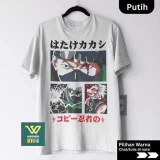 Kaos Anime Naruto Dewasa S–7XL Big Size Jumbo & Anak XS–XL | Baju Couple Keluarga Cotton Combed 24s 