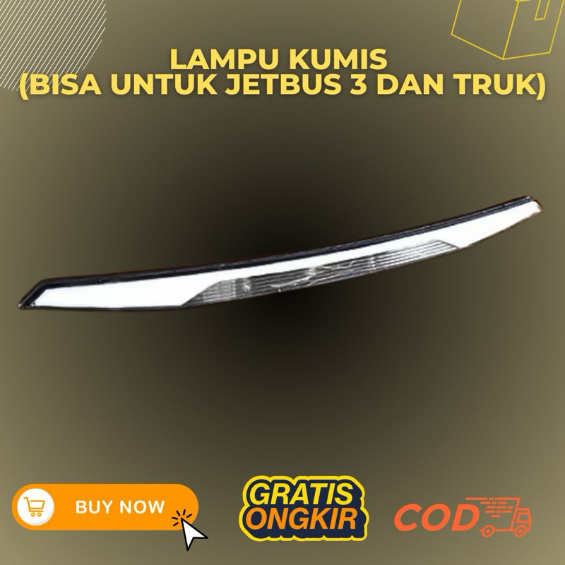 <<READY STOCK>> LAMPU KUMIS JETBUS 3 // LAMPU BEMPER DEPAN // LAMPU KUMIS TRUK // LAMPU ALIS DEPAN