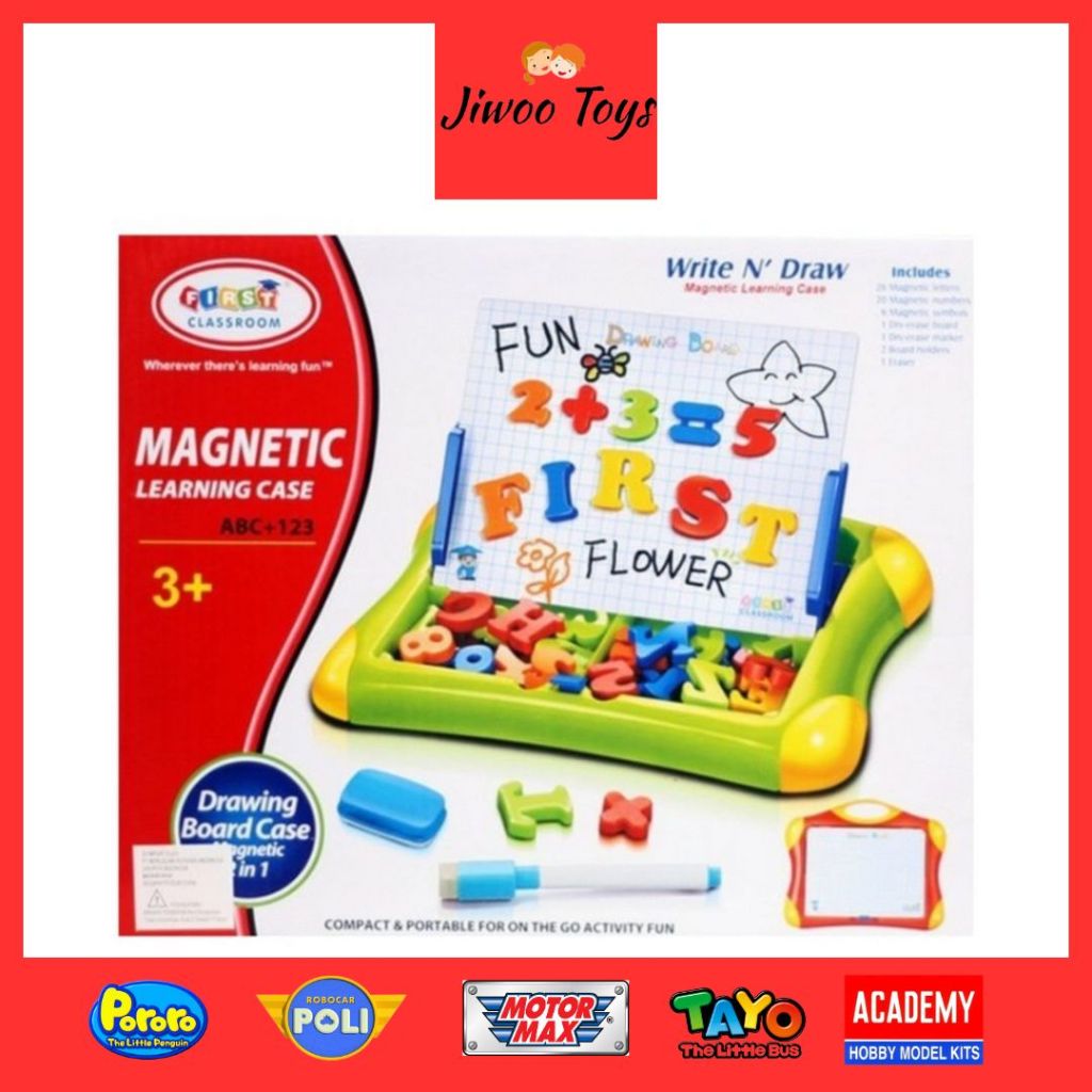 

2in1 Magnetic Learning Case Papan Tulis Magnet ABC HWA981526