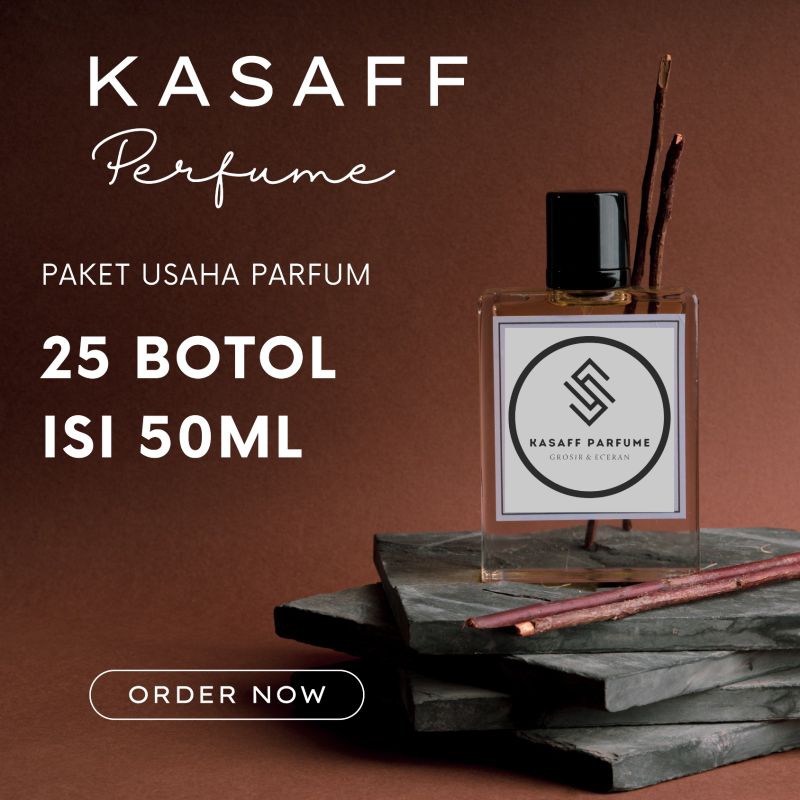 PAKET USAHA PARFUM -+50 ML 25 BOTOL PREMIUM ( BISA CUSTOM BRAND )