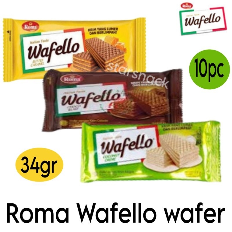 

Roma Wafello wafer 34gr isi 10bj