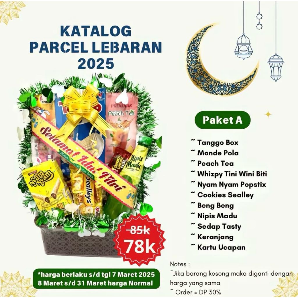 

Parcel Lebaran Murah Meriah 2025