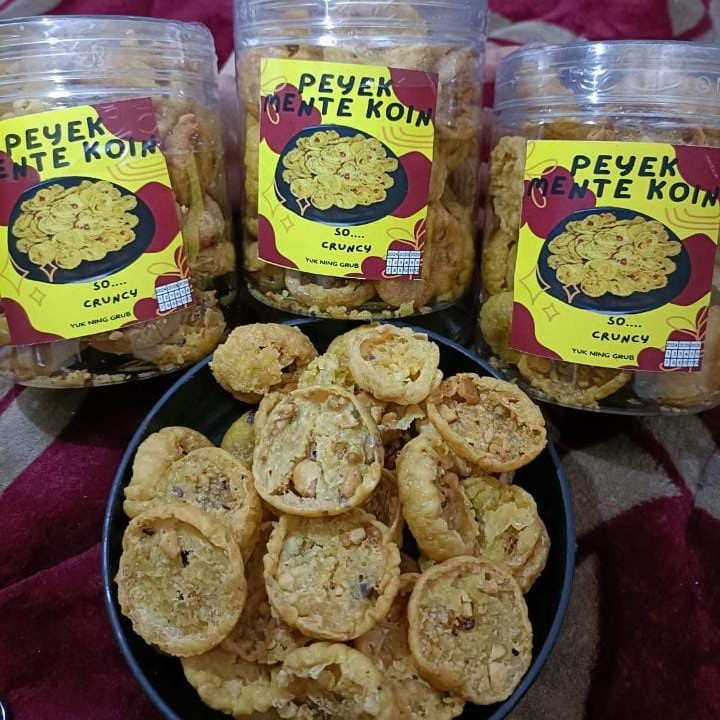 

Peyek Koin Mete