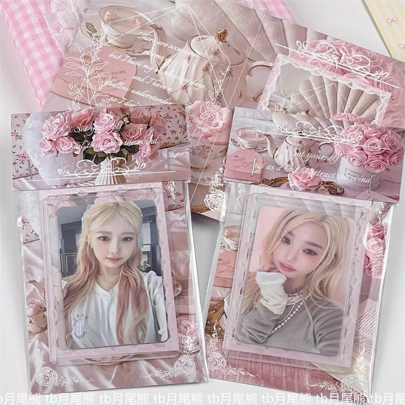 

chaeya things - alas packing photocard flower coquette folding greeting mail card aesthetic dreamy ala sellkor sellchin