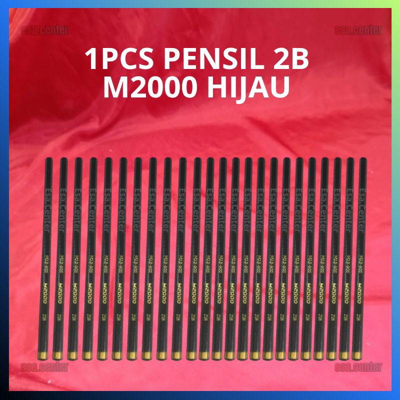 

1PCS Pensil 2B M2000 Hijau