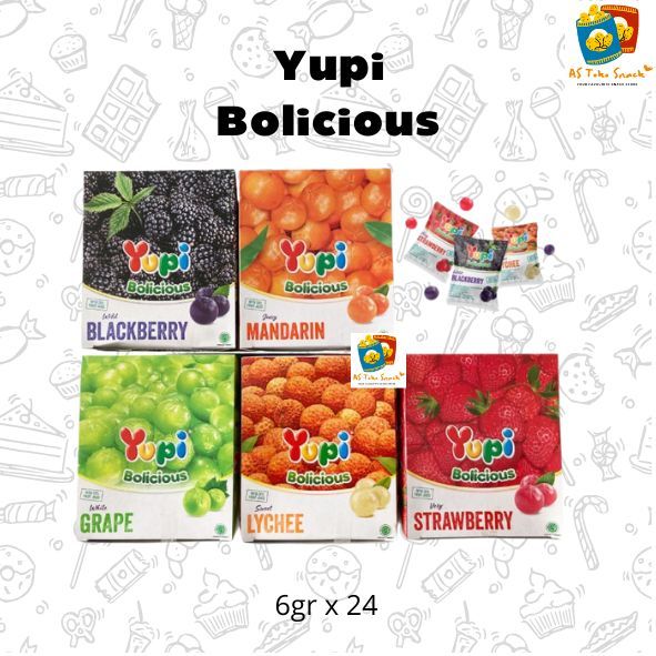 

Yupi Bolicious 5gr (1 Box Isi 24)