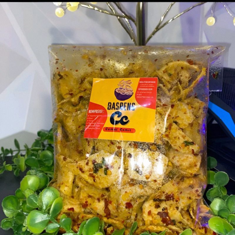 

Cemilan basreng pedas daun jeruk 500gr