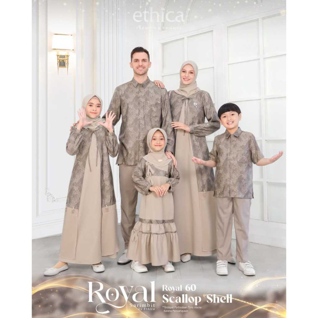 NEW SARIMBIT ETHICA 2025 // ETHICA ROYAL SCALLOP SHELL // BAJU COUPLE KELUARGA LEBARAN 2025