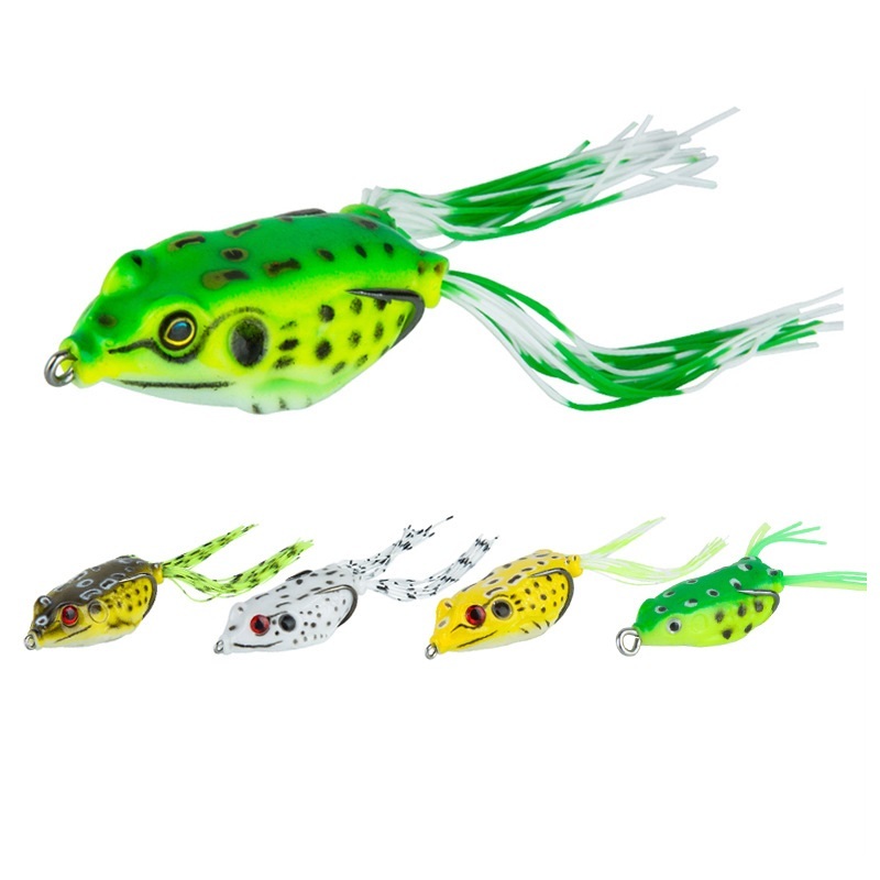Frogy Umpan Pancing Lure Casting Gabus Toman Kocolan Limbata soft Frog softlure softfrog 3,5gr 5 gr