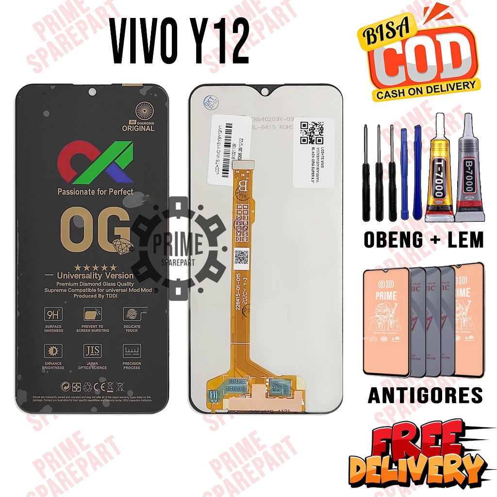 Lcd Touchscreen VIVO Y12 Original Oem Lcd VIVO Y12 Fullset