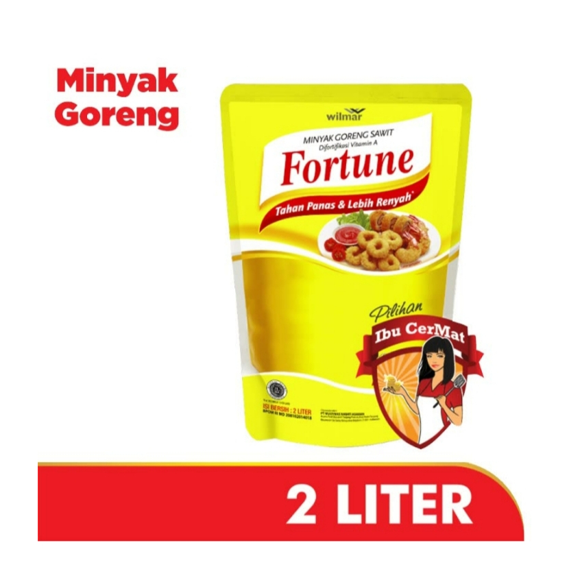 

Minyak goreng Fortune refill 2 Liter