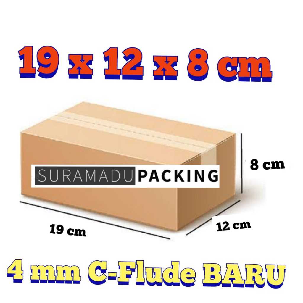 

Kardus box karton packing 19x12x8 cm Packing Polos dan Tebal 4mm C FLUDE