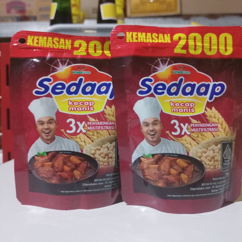 

sedaap kecap manis pouch 77 gr
