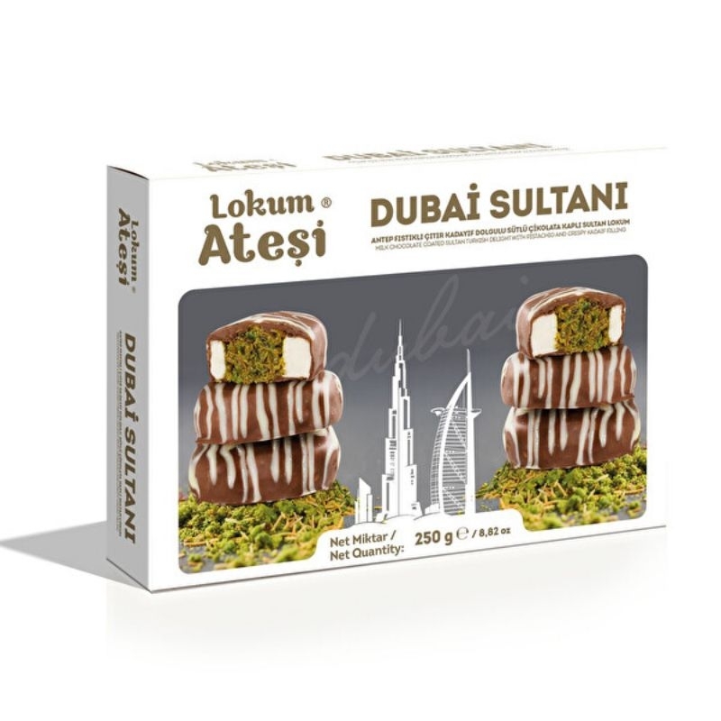 

Lokum Coklat Dubai Sultan Turki 250 gr
