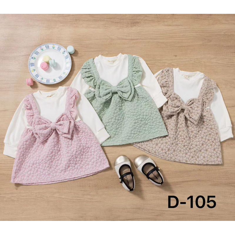 ( COD ) DRESS ANAK PEREMPUAN IMPORT USIA 1-5 TAHUN GAUN ANAK PEREMPUAN STYLE KOREAN