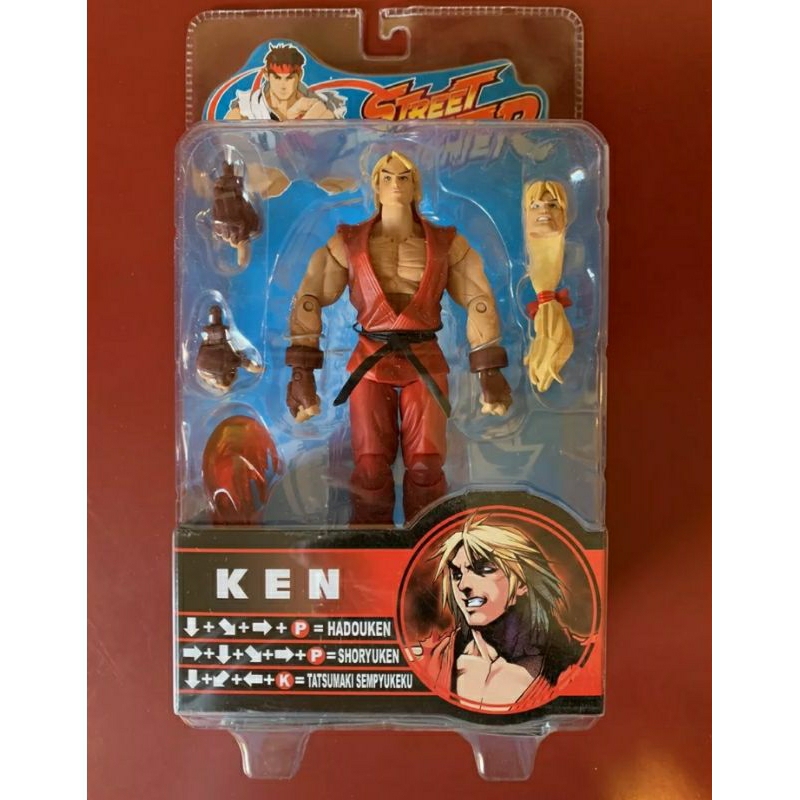 Action figure Street Fighter Ken Brand Sota vintage