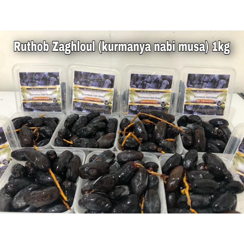 

Kurma Ruthob/kurma Rutob Zaghlul (1 KG Dengan kemasan)
