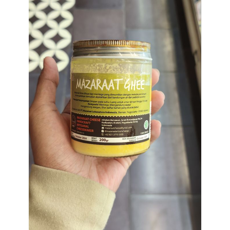

Mazarat ghee clarified butter 200 gram