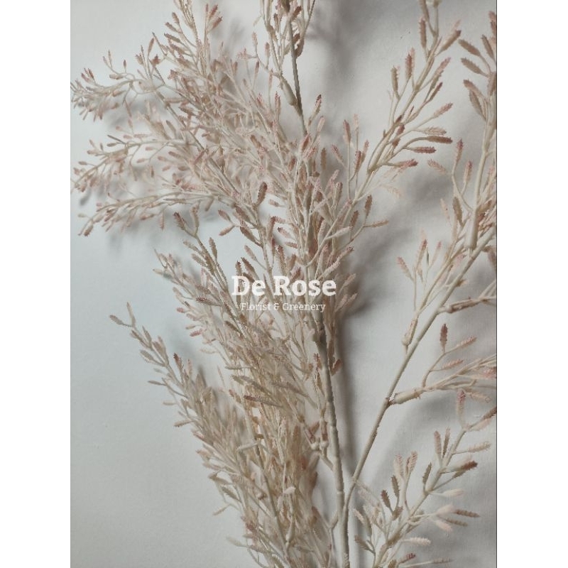 Daun dekorasi Asparagus Beringin Palsu l Artificial Flower SMOKE BUSH Pink