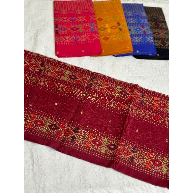 Kain songket/kain batik prada/ rok bawahan kebaya/baju dll motif  A