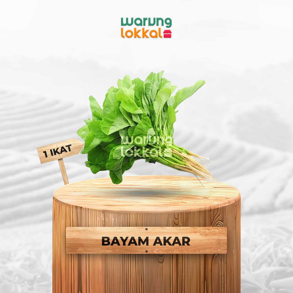 

Bayam Akar 1 Ikat - Warung Lokkal