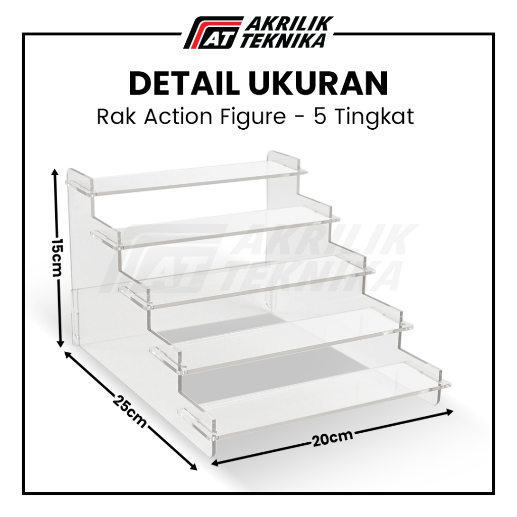 

HJK Stand Display Mainan Rak Action Figure / Diecast Akrilik Susun