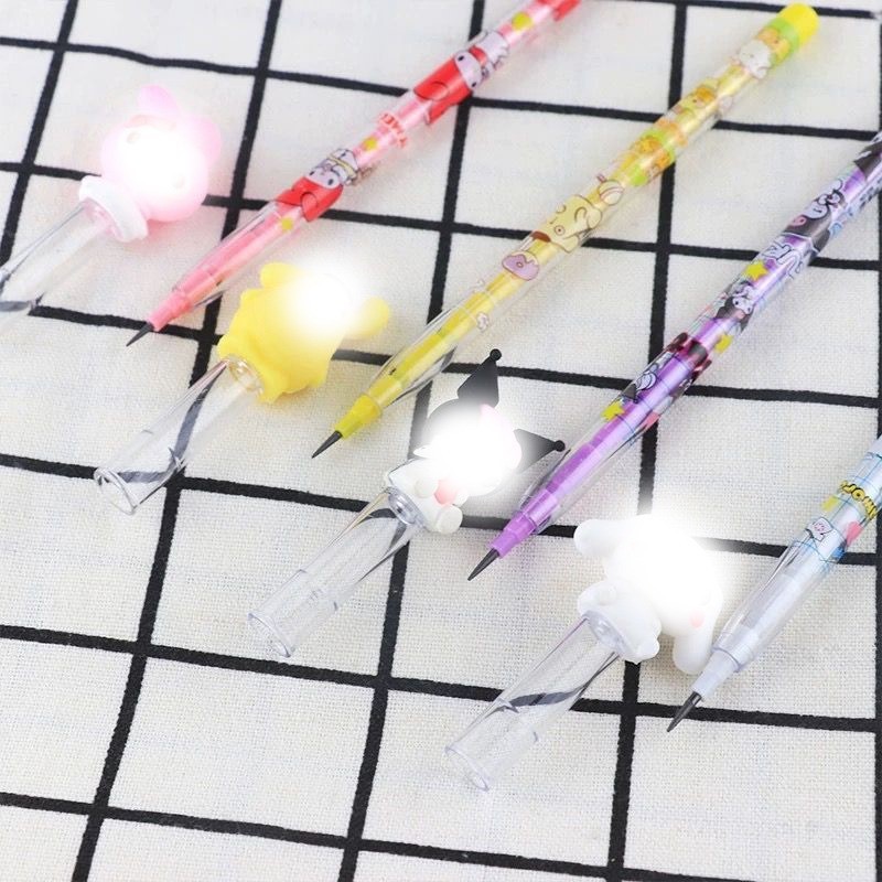 

sg 12PCS-SELUSIN PENSIL SANRIOO UNIK PENSIL SUSUN BENSIA PELURU PENCIL KARAKTER PENSIL SUSUN SANRIOO