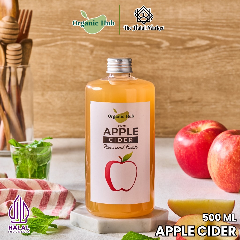 

Organic Hub Cuka Apel Apple Cider Vinegar With The Mother Premium Organik Original